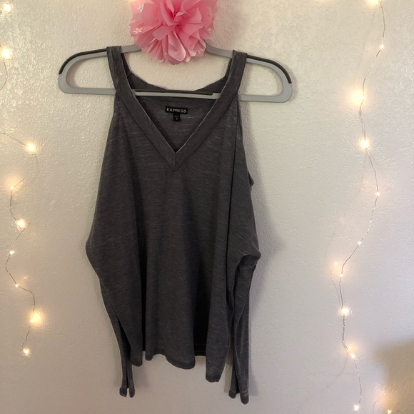 Express Long sleeve shoulder cut shirt. - Picture 1 of 3